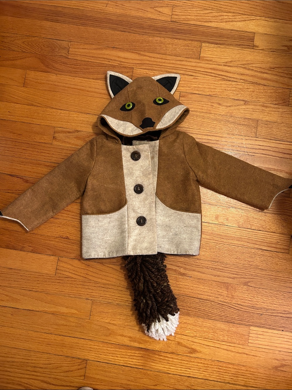 Little Goodall luxury boutique kids’ Fox Hooded Coat